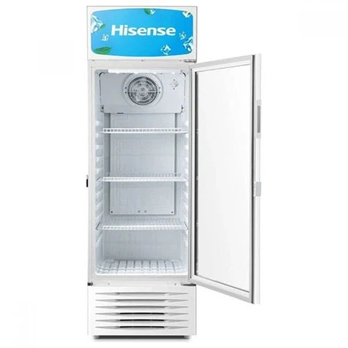 Hisense Beverage Chiller FL-26FCE - 9 ft - CFC-Free Cooling - Adjustable Shelves - Internal LED Lighting - Integrated Door Lock - White (6921727044020) - image 2
