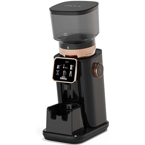 Arzum Okka Master Grind OK0044 Coffee Grinder - 60 Grinding Levels - 200 W High-Performance Motor- Vacuum Lid Storage - Black / Copper (8693184918999) - image 3