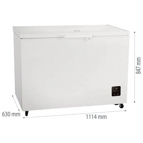 Gorenje Chest Freezer FH30EAW - FreezeProtect 15°C - Inverter Compressor Technology - 10 ft. Capacity - FastFreeze Function - White (FH30EAW) - image 4