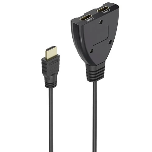 سویچی تۆگل 2x1 هاما 4K HDMI 2x1 مۆدێل 205323 - 2x HDMI سوکێت - 1x HDMI پڵاگ -  ڕوونی 4K Ultra-HD - ڕێژەی نوێبوونەوەی 60 هێرتز - ڕەش (4047443533388) - image 2