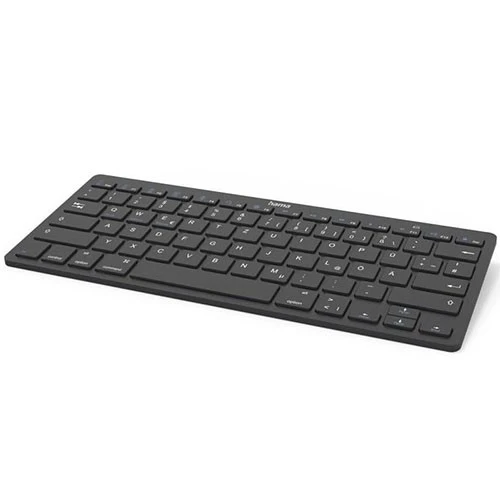 هاما KEY4ALL X510 بلوتوز کیبۆرد U8125134 - ديزاين 75% نەخشە - قیچی - بلوتوز 5.0 پەیوەندی - فرە ئامێر ئاسان-سویچ - ڕەش (4047443507822) - image 2