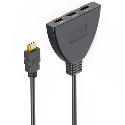 هاما 4K HDMI سویچی گۆڕینی 3x1 مۆدێل 205101 - 3x HDMI سوکێتی- 1x HDMI پڵاگ - 4K Ultra-HD ڕوونی - 60Hz ڕێژەی نوێبوونەوە - ڕەش (4047443541505) - image 3 هاما 4K HDMI سویچی گۆڕینی 3x1 مۆدێل 205101 - 3x HDMI سوکێتی- 1x HDMI پڵاگ - 4K Ultra-HD ڕوونی - 60Hz ڕێژەی نوێبوونەوە - ڕەش (4047443541505) - image 3