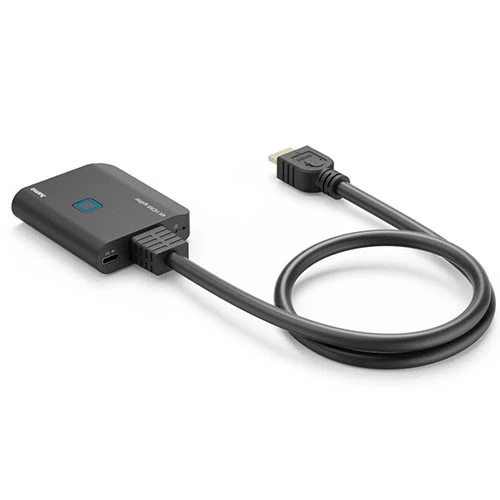 ئامێری سپلیتەری هاما 4K HDMI مۆدێلی 205284 - دابەشکردنی سیگناڵی - یەک دەرگای چوونە ژوورەوە / دوو دەرچوون - ڕێکخستنی خودکاری ڕوونی - دامەزراندنی پلاگ و پلەی - ڕەش (4047443527202) - image 2 ئامێری سپلیتەری هاما 4K HDMI مۆدێلی 205284 - دابەشکردنی سیگناڵی - یەک دەرگای چوونە ژوورەوە / دوو دەرچوون - ڕێکخستنی خودکاری ڕوونی - دامەزراندنی پلاگ و پلەی - ڕەش (4047443527202) - image 2