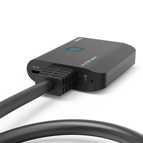 ئامێری سپلیتەری هاما 4K HDMI مۆدێلی 205284 - دابەشکردنی سیگناڵی - یەک دەرگای چوونە ژوورەوە / دوو دەرچوون - ڕێکخستنی خودکاری ڕوونی - دامەزراندنی پلاگ و پلەی - ڕەش (4047443527202) - image 7 ئامێری سپلیتەری هاما 4K HDMI مۆدێلی 205284 - دابەشکردنی سیگناڵی - یەک دەرگای چوونە ژوورەوە / دوو دەرچوون - ڕێکخستنی خودکاری ڕوونی - دامەزراندنی پلاگ و پلەی - ڕەش (4047443527202) - image 7