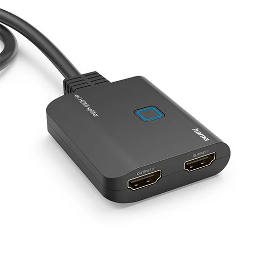 ئامێری سپلیتەری هاما 4K HDMI مۆدێلی 205284 - دابەشکردنی سیگناڵی - یەک دەرگای چوونە ژوورەوە / دوو دەرچوون - ڕێکخستنی خودکاری ڕوونی - دامەزراندنی پلاگ و پلەی - ڕەش (4047443527202) - image 6 ئامێری سپلیتەری هاما 4K HDMI مۆدێلی 205284 - دابەشکردنی سیگناڵی - یەک دەرگای چوونە ژوورەوە / دوو دەرچوون - ڕێکخستنی خودکاری ڕوونی - دامەزراندنی پلاگ و پلەی - ڕەش (4047443527202) - image 6