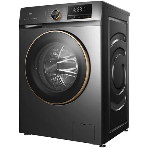 TCL Front Load Washer and Dryer C2108FLG - 8 Kg and 1,200 RPM Spin Speed - Honeycomb Crystal Drum - Direct Drive Inverter Motor - Steam and Air Wash Technology - Grey (C2108FLG) - image 3