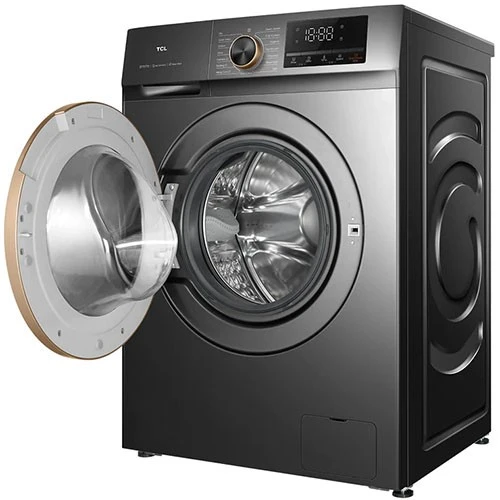 TCL Front Load Washer and Dryer C2108FLG - 8 Kg and 1,200 RPM Spin Speed - Honeycomb Crystal Drum - Direct Drive Inverter Motor - Steam and Air Wash Technology - Grey (C2108FLG) - image 6