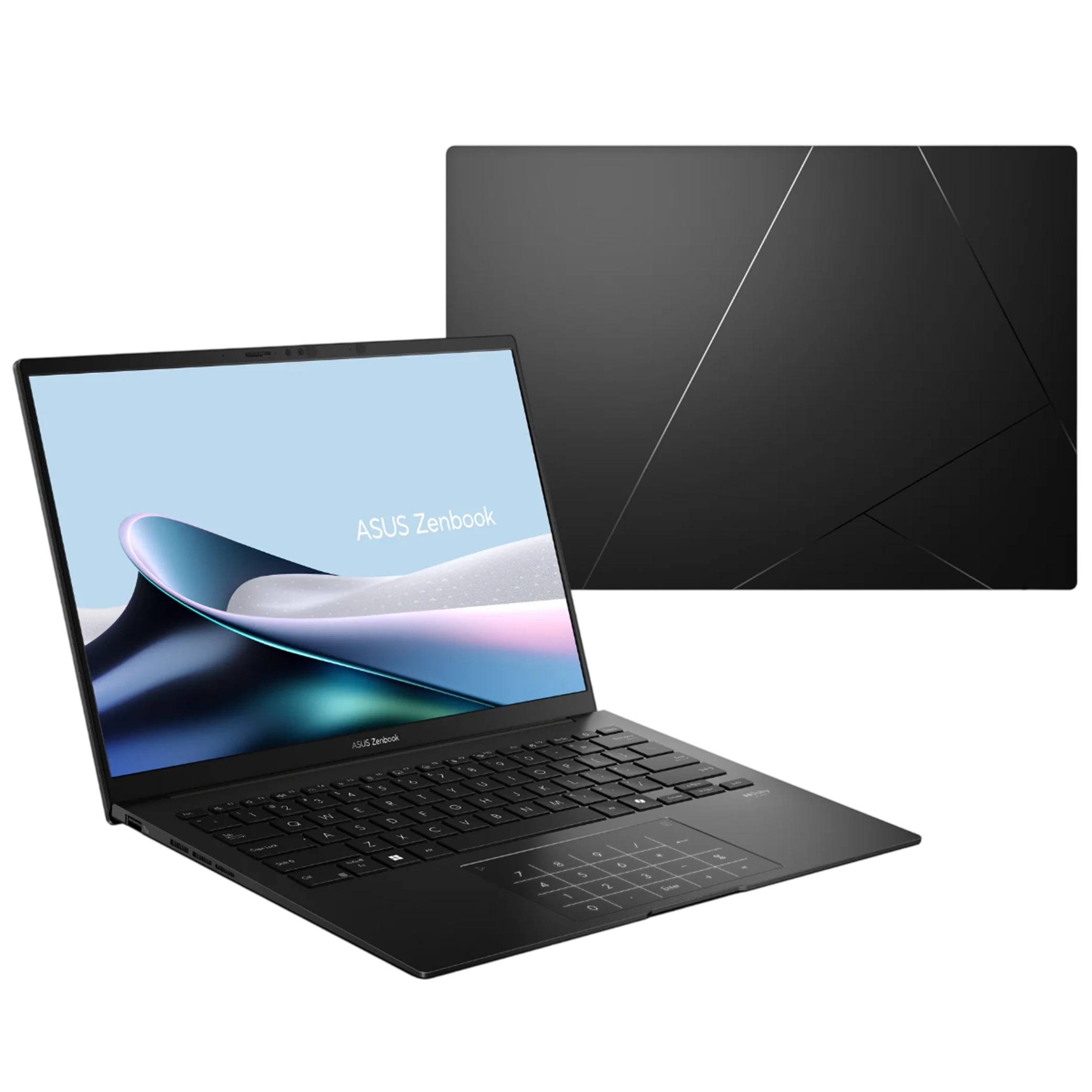 Asus Laptop Zenbook UX340CA-PZ252W - Core Ultra 9 285H - Ram 16GB - Hard Disk 1TB SSD - Shared - 14 Inch 3K OLED 120Hz - Touch Screen+ Pen - Windows 11 - Black (197105873698) - image 1