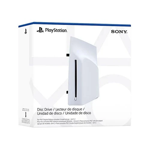 Sony PlayStation Disc Drive for PS5 Digital Edition and PS5 Pro - 4K Ultra HD Blu-ray Support - Universal Disc Playback - White (711719580584) - image 3