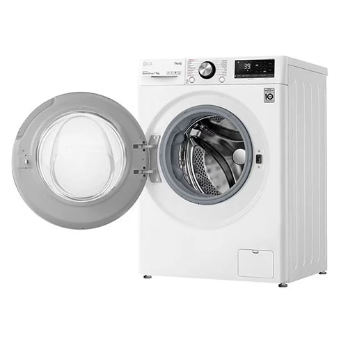 غسالة إل جي ذات التعبئة الأمامية WR9011BWG - سعة 11 كيلوغرام  - سرعة دوران 1400 دورة في الدقيقة - تقنية AI DD وتقنية ستيم+ - دورة منخفضة الأمبير - أبيض (6222048405966) - image 8