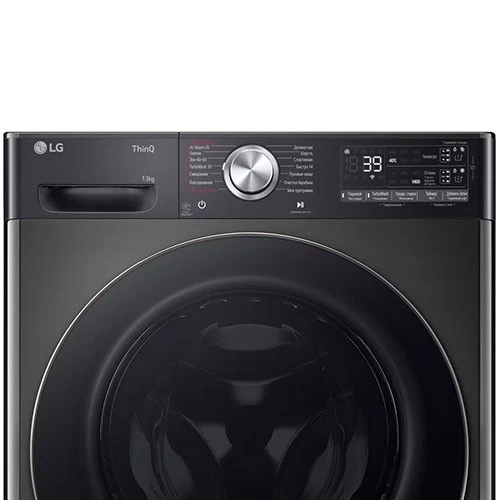 LG Washer-Dryer Combo WDR1307PBP - 13/7 Kg - Smart Diagnosis - Low Ampere Cycle - AI DD Intelligent Fabric Care - Platinum Black (8806084903389) - image 8