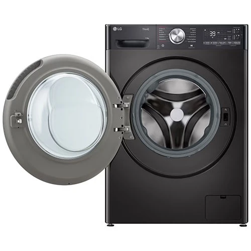 LG Washer-Dryer Combo WDR1307PBP - 13/7 Kg - Smart Diagnosis - Low Ampere Cycle - AI DD Intelligent Fabric Care - Platinum Black (8806084903389) - image 6