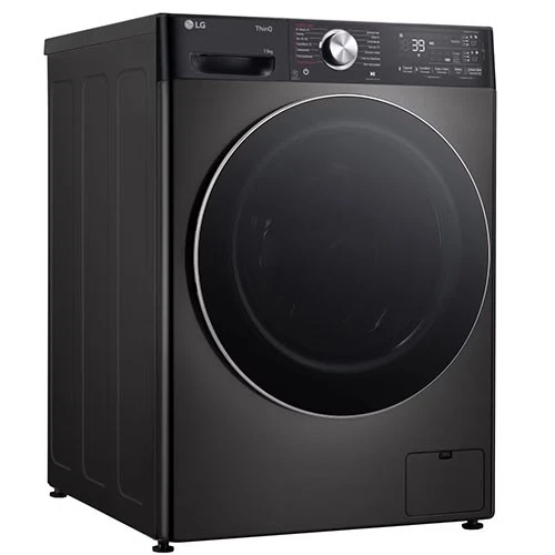 LG Washer-Dryer Combo WDR1307PBP - 13/7 Kg - Smart Diagnosis - Low Ampere Cycle - AI DD Intelligent Fabric Care - Platinum Black (8806084903389) - image 3