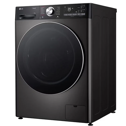 LG Washer-Dryer Combo WDR1307PBP - 13/7 Kg - Smart Diagnosis - Low Ampere Cycle - AI DD Intelligent Fabric Care - Platinum Black (8806084903389) - image 4