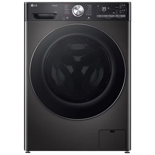 LG Washer-Dryer Combo WDR1307PBP - 13/7 Kg - Smart Diagnosis - Low Ampere Cycle - AI DD Intelligent Fabric Care - Platinum Black (8806084903389) - image 1