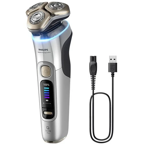 ماكينة حلاقة كهربائية فيليبس i9000 بريستيج ألترا XP9404/31 - للاستخدام الجاف والرطب - تقنية SkinIQ برو - نظام رفع وقص ثلاثي الحركة - طلاء هايدرو سكنغلايد - 5 أوضاع حلاقة شخصية - شفرات نانوتك المزدوجة الدقيقة - كروم (8720689039727) - image 4