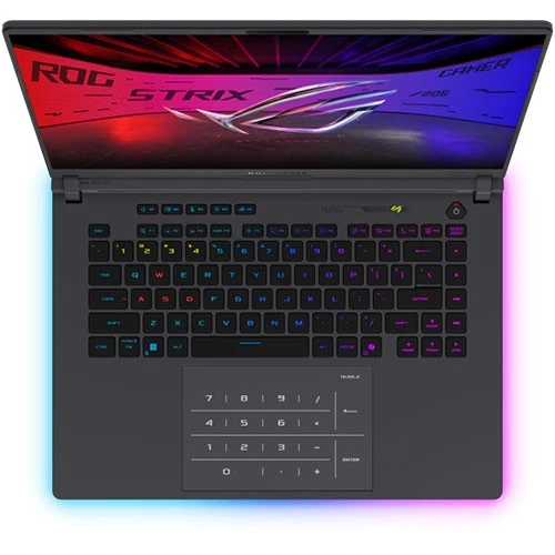 لابتوب أسوس روغ ستريكس G16 إصدار 2025 موديل G615JPR-RV102 - معالج إنتل كور i7 14650HX - رام 16 غيغابايت - هارد SSD بسعة 512 غيغابايت - كارت شاشة إنفيديا جيفورس RTX 5070 بسعة 8 غيغابايت - شاشة 16 إنج FHD+ بتردد 165 هرتز - نظام التشغيل ويندوز - أسود11 (199291026520) - image 3
