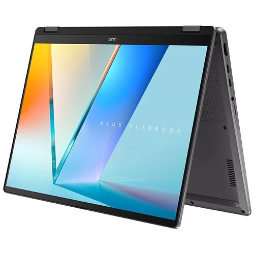 لابتوب أسوس فيفو بوك 14 فليب TP3407SA-QL039W - معالج إنتل كور ألترا 7 256V - رام 16 غيغابايت - هارد SSD بسعة 512 غيغابايت - معالج رسومات مشترك - شاشة لمس OLED WUXGA مقاس 14 إنج - نظام التشغيل ويندوز 11 هوم - رمادي مطفي (197105845343) - image 5 لابتوب أسوس فيفو بوك 14 فليب TP3407SA-QL039W - معالج إنتل كور ألترا 7 256V - رام 16 غيغابايت - هارد SSD بسعة 512 غيغابايت - معالج رسومات مشترك - شاشة لمس OLED WUXGA مقاس 14 إنج - نظام التشغيل ويندوز 11 هوم - رمادي مطفي (197105845343) - image 5