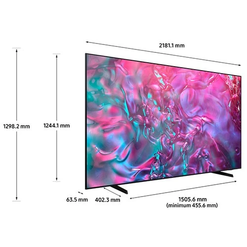 تلفزيون سامسونج الذكي DU9000 كريستال UHD 4K موديل UA98DU9000U -  قياس 98 إنج - نظام تشغيل تايزن - معزز الصور - تقنية موشن إكسيليريتور 120 هرتز ووضع زمن الاستجابة المنخفض التلقائي - صوت Q-سيمفوني - تصميم نحيف - أسود (8806095554877) - image 6