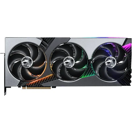كارت شاشة أم أس آي إنفيديا جيفورس RTX 5080 للالعاب - تصميم حراري هايبر فروزر - ذاكرة PCIe 5.0 بسعة 16 غيغابايت GDDR7 - تحكم BIOS مزدوج - رمادي (824142395776) - image 2