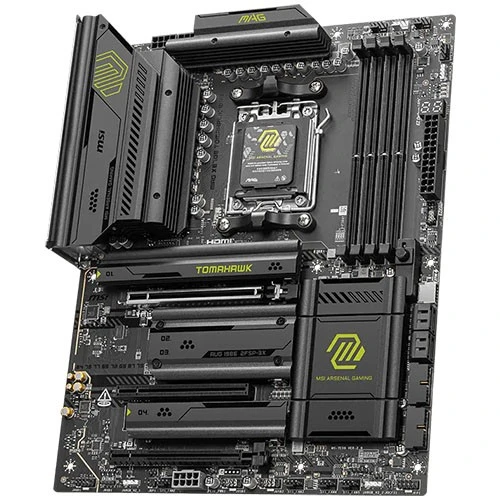 مذربورد أم أس آي ماغ X870E توماهوك واي فاي ATX - تدعم معالجات AMD AM5 ريزن - ذاكرة DDR5 - منفذ PCIe 5.0 - واي فاي 7 وشبكة LAN 5G - أسود (824142395660) - image 3