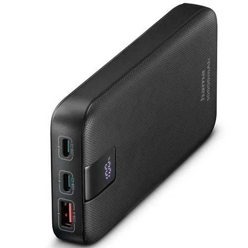 پاوەربانکی هاما PD - بە 3 دەرچە (2x USB-C، 1x USB-A) - تەکنەلۆژیای بارگاویکردنەوەی خێرا - گونجانی گشتگیر - پیشاندەری LED بۆ ڕێژەی پاتری - ڕەساسیی تۆخ (4047443514806) - image 3 پاوەربانکی هاما PD - بە 3 دەرچە (2x USB-C، 1x USB-A) - تەکنەلۆژیای بارگاویکردنەوەی خێرا - گونجانی گشتگیر - پیشاندەری LED بۆ ڕێژەی پاتری - ڕەساسیی تۆخ (4047443514806) - image 3