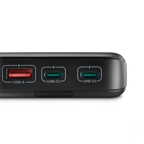 پاوەربانکی هاما PD - بە 3 دەرچە (2x USB-C، 1x USB-A) - تەکنەلۆژیای بارگاویکردنەوەی خێرا - گونجانی گشتگیر - پیشاندەری LED بۆ ڕێژەی پاتری - ڕەساسیی تۆخ (4047443514806) - image 6 پاوەربانکی هاما PD - بە 3 دەرچە (2x USB-C، 1x USB-A) - تەکنەلۆژیای بارگاویکردنەوەی خێرا - گونجانی گشتگیر - پیشاندەری LED بۆ ڕێژەی پاتری - ڕەساسیی تۆخ (4047443514806) - image 6