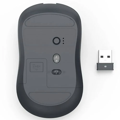 ماوس لاسلكي هاما WM-100 موديل 173073 - دقة 1200 DPI - تردد لاسلكي 2.4 غيغاهرتز ومستقبل USB-A - أزرار هادئة للغاية - تصميم مناسب للاستخدام بكلتا اليدين - أسود (4047443537249) - image 7