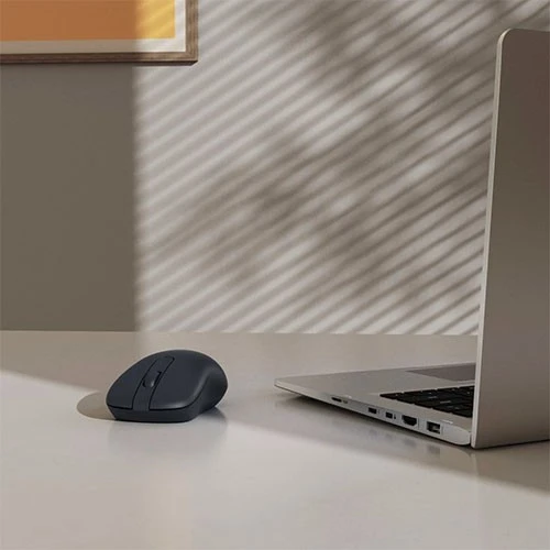 ماوس لاسلكي هاما WM-100 موديل 173073 - دقة 1200 DPI - تردد لاسلكي 2.4 غيغاهرتز ومستقبل USB-A - أزرار هادئة للغاية - تصميم مناسب للاستخدام بكلتا اليدين - أسود (4047443537249) - image 8