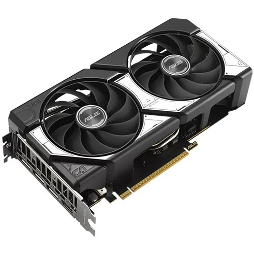 بطاقة رسومات  أسوس دول جيفورس RTX 5060 إصدار OC موديل PN-90YV0N12-MONA00 - منفذ PCIe 5.0 - ذاكرة 8 غيغابايت GDDR7 - محامل مروحة مزدوجة الكرات - BIOS مزدوج - أسود / فضي (199291057890) - image 4