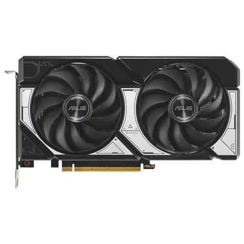 بطاقة رسومات  أسوس دول جيفورس RTX 5060 إصدار OC موديل PN-90YV0N12-MONA00 - منفذ PCIe 5.0 - ذاكرة 8 غيغابايت GDDR7 - محامل مروحة مزدوجة الكرات - BIOS مزدوج - أسود / فضي (199291057890) - image 2