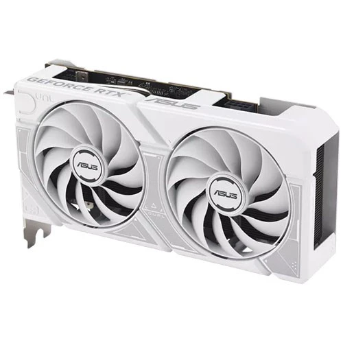كارت شاشة أسوس دول جيفورس RTX 5060 إصدار اللون الابيض PN-90YV0N15-MONA00 - منفذ PCIe 5.0 - ذاكرة 8 غيغابايت GDDR7 - تصميم مروحة Axial Tech - مزود بـ BIOS مزدوج - أبيض (199291196964) - image 6