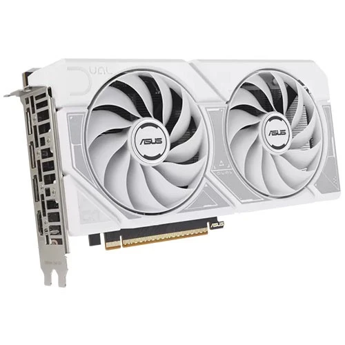 كارت شاشة أسوس دول جيفورس RTX 5060 إصدار اللون الابيض PN-90YV0N15-MONA00 - منفذ PCIe 5.0 - ذاكرة 8 غيغابايت GDDR7 - تصميم مروحة Axial Tech - مزود بـ BIOS مزدوج - أبيض (199291196964) - image 4