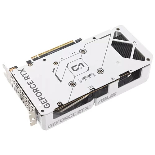 كارت شاشة أسوس دول جيفورس RTX 5060 إصدار اللون الابيض PN-90YV0N15-MONA00 - منفذ PCIe 5.0 - ذاكرة 8 غيغابايت GDDR7 - تصميم مروحة Axial Tech - مزود بـ BIOS مزدوج - أبيض (199291196964) - image 7