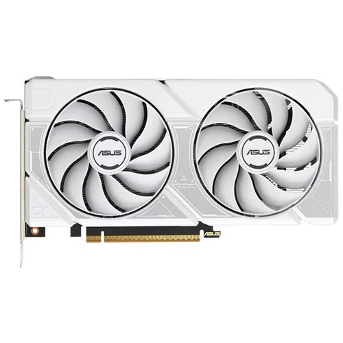 كارت شاشة أسوس دول جيفورس RTX 5060 إصدار اللون الابيض PN-90YV0N15-MONA00 - منفذ PCIe 5.0 - ذاكرة 8 غيغابايت GDDR7 - تصميم مروحة Axial Tech - مزود بـ BIOS مزدوج - أبيض (199291196964) - image 2