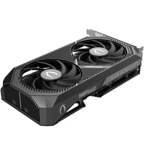 كارت شاشة زوتاك للألعاب جيفورس RTX 5060 توين أيدج  OCموديل  PN-ZT-B50600H-10M - معمارية بلاكويل DLSS 4.0 - ذاكرة 8 غيغابايت GDDR7 - تصميم مروحة BladeLink - لوحة خلفية معدنية - أسود (810012085830) - image 4