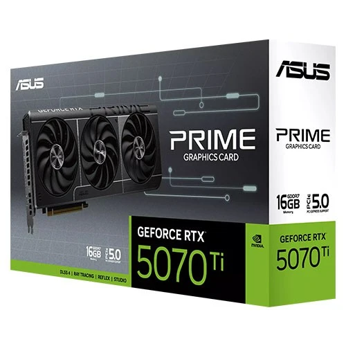 كارت شاشة أسوس برايم جيفورس RTX 5070 Ti بسعة 16 غيغابايت GDDR7 موديل PN-90YV0MF0-M0NA00 - معمارية بلاكويل- تبريد Axial Tech بثلاث مراوح - BIOS مزدوج - تصميم جاهز للأنظمة الصغيرة SFF - أسود (197105861510) - image 10