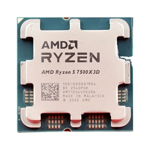 معالج AMD رايزن 5 7500X3D - سداسي النواة و 12 مسار - يصل تردده إلى 4.5 غيغاهرتز - تقنية V-Cache 3D AMD بذاكرة تخزين مؤقتة 96 ميغابايت - فضي (25025025) - image 2