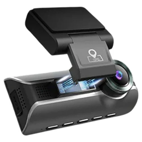 كاميرا أزدوم 4K ثنائية القناة M550 برو - شاشة IPS مقاس 3 إنج - تسجيل أمامي وخلفي - بطاقة ذاكرة TF مايكرو SD سعة 64 غيغابايت مرفقة - واي فاي ونظام GPS مدمجان - أسود (6973888262775) - image 2