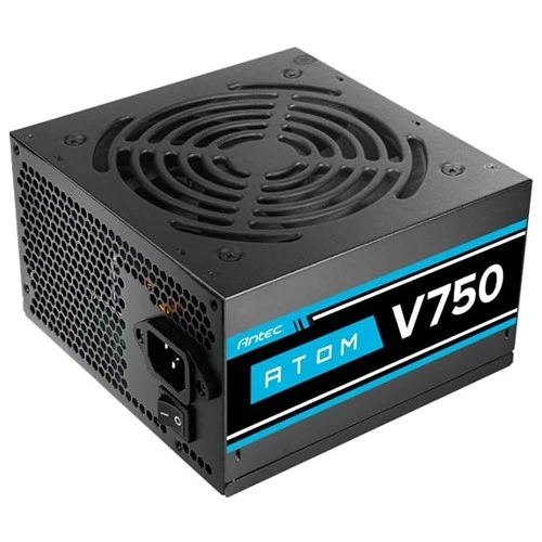 مزود طاقة أنتك أتوم V750 - تصميم غير معياري  - مروحة صامتة 120 مم - حماية سيركت شيلد - اتصال متعدد الأجهزة - أسود (761345204347) - image 2
