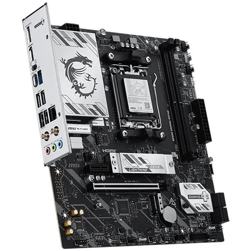 مذربورد أم أس آي B850M للألعاب WIFI6E - تدعم معالجات AMD AM5 رايزن - ذاكرة DDR5 - منفذ PCIe 5.0 - واي فاي 6E وشبكة LAN بسرعة 2.5 غيغابت - أسود (824142446836) - image 4