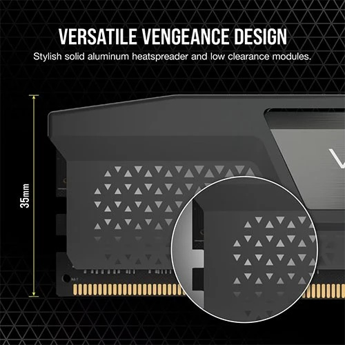 رام كورسير فينجينس سعة 16 غيغابايت من نوع DDR5 بسرعة 6000MT/s - ذاكرة عالية الأداء - زمن استجابة CL36 - متوافقة مع AMD EXPO و إنتل XMP - مشتت حراري من الألومنيوم الصلب - رمادي (25225223) - image 7 رام كورسير فينجينس سعة 16 غيغابايت من نوع DDR5 بسرعة 6000MT/s - ذاكرة عالية الأداء - زمن استجابة CL36 - متوافقة مع AMD EXPO و إنتل XMP - مشتت حراري من الألومنيوم الصلب - رمادي (25225223) - image 7