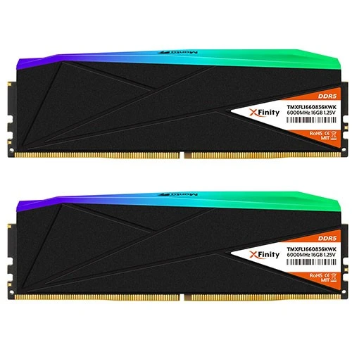 رام في - كولور مانتا أكسفينيتي RGB DDR5 - سعة 32 غيغابايت وحدتان 16 غيغابايت لكل وحدة - سرعة عالية 6000 ميغاهرتز - زمن استجابة CL30-38-38-76 - جهد 1.35 فولت - متوافقة مع إنتل XMP 3.0 و AMD EXPO - أسود (889715019152) - image 3 رام في - كولور مانتا أكسفينيتي RGB DDR5 - سعة 32 غيغابايت وحدتان 16 غيغابايت لكل وحدة - سرعة عالية 6000 ميغاهرتز - زمن استجابة CL30-38-38-76 - جهد 1.35 فولت - متوافقة مع إنتل XMP 3.0 و AMD EXPO - أسود (889715019152) - image 3
