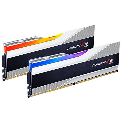 رام جي سكيل ترايدنت Z5 RGB سعة 32 غيغابايت من نوع DDR5 موديل F5-6400J3239G16GA2-TZ5RS - ذاكرة عالية الأداء بسرعة 6400 MT/s - زمن استجابة CL32 - متوافقة مع تقنية إنتل XMP - مشتت حراري من الألومنيوم عالي الجودة - فضي (848354041351) - image 2 رام جي سكيل ترايدنت Z5 RGB سعة 32 غيغابايت من نوع DDR5 موديل F5-6400J3239G16GA2-TZ5RS - ذاكرة عالية الأداء بسرعة 6400 MT/s - زمن استجابة CL32 - متوافقة مع تقنية إنتل XMP - مشتت حراري من الألومنيوم عالي الجودة - فضي (848354041351) - image 2