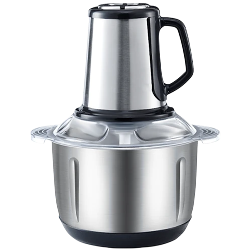 محضر طعام هيونداي HBM-00 - محرك نحاسي 600 واط - وعاء وهيكل من الستانليس ستيل - شفرات مقاومة للصدأ - تحكم نبضي مزدوج السرعة - فضي (VEN000001-HBM-002L) - image 1
