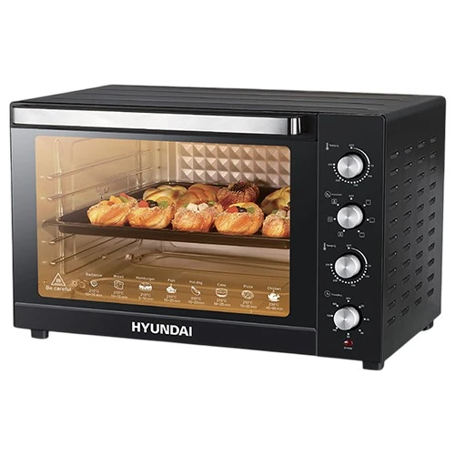 فرن كهربائي بباب واحد من هيونداي HBM-100L1 - طاقة 2800 واط - سعة 100 لتر - ترموستات قابل للتعديل - مروحة وإضاءة داخلية - شاشة عرض رقمية (VEN000001-HBM-100L1-Black) - image 2 فرن كهربائي بباب واحد من هيونداي HBM-100L1 - طاقة 2800 واط - سعة 100 لتر - ترموستات قابل للتعديل - مروحة وإضاءة داخلية - شاشة عرض رقمية (VEN000001-HBM-100L1-Black) - image 2