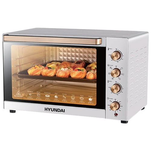 فرن كهربائي بباب واحد من هيونداي HBM-100L1 - طاقة 2800 واط - سعة 100 لتر - ترموستات قابل للتعديل - مروحة وإضاءة داخلية - شاشة عرض رقمية (VEN000001-HBM-100L1-Black) - image 3 فرن كهربائي بباب واحد من هيونداي HBM-100L1 - طاقة 2800 واط - سعة 100 لتر - ترموستات قابل للتعديل - مروحة وإضاءة داخلية - شاشة عرض رقمية (VEN000001-HBM-100L1-Black) - image 3