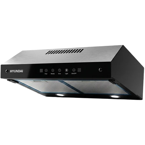 Hyundai Built-In Cassette Cooker Hood 60x60 cm HBM-60R - 200W Power Efficiency - Dual Control Panel - Dual Washable Metal Filters - Built-In Timer and Clock (VEN000001-HBM-60R) - image 1 Hyundai Built-In Cassette Cooker Hood 60x60 cm HBM-60R - 200W Power Efficiency - Dual Control Panel - Dual Washable Metal Filters - Built-In Timer and Clock (VEN000001-HBM-60R) - image 1