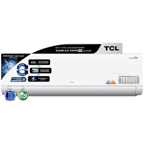 TCL VoxIN 2.0 Wall Mounted Inverter Air Conditioner - Gen Mode and 6 Step Ampere Control - Super Tropical T3 Inverter - Dual Sterilization and Air Purification - 4 Level Auto Clean - 4D Way Swing - White (TAC-12CHSD/MAV) - image 1 TCL VoxIN 2.0 Wall Mounted Inverter Air Conditioner - Gen Mode and 6 Step Ampere Control - Super Tropical T3 Inverter - Dual Sterilization and Air Purification - 4 Level Auto Clean - 4D Way Swing - White (TAC-12CHSD/MAV) - image 1