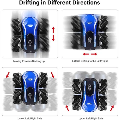 سيارة الدريفت والحركات البهلوانية اللاسلكية أيرول ديب - نظام تحكم ثابت - بطارية قابلة للشحن - مصابيح أمامية ثنائية اللون - أزرق (VEN000004-x00183dkdf) - image 4 سيارة الدريفت والحركات البهلوانية اللاسلكية أيرول ديب - نظام تحكم ثابت - بطارية قابلة للشحن - مصابيح أمامية ثنائية اللون - أزرق (VEN000004-x00183dkdf) - image 4